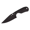 Spyderco Subway Bowie LC200N All Black fixed blade knife - Boker