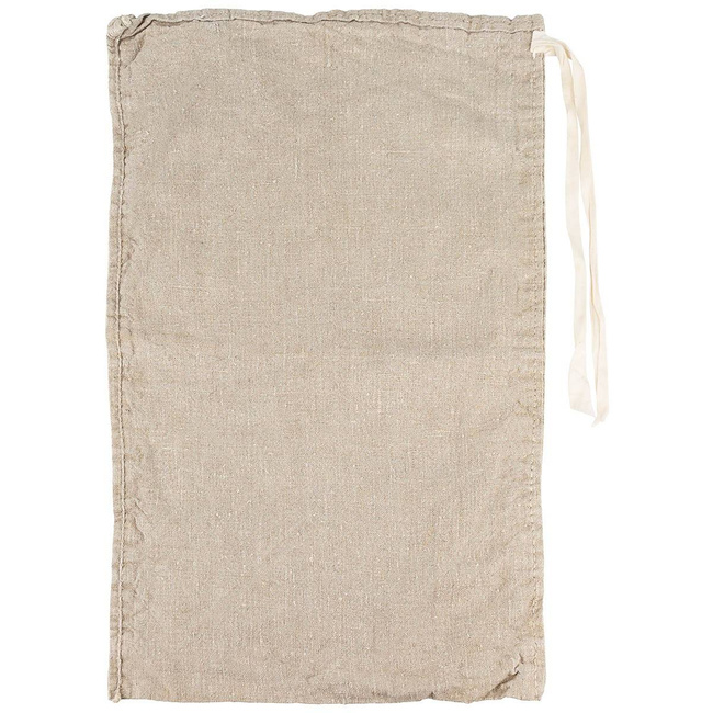 LAUNDRY BAG - 53 x 30 CM - BEIGE - POLISH MILITARY SURPLUS - USED