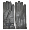 GLOVES GENUINE GERMAN POLICE LEATHER GREY