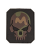 CAMO PVC SKULL 3D PATCH W. HOOK and LOOP CLOSURE