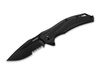POCKET KNIFE LATERAL BLACK SERRATED - KERSHAW