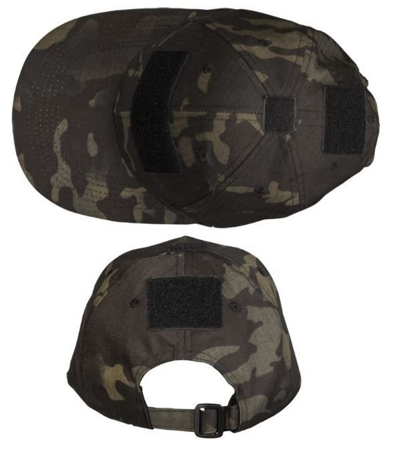 TACTICAL BASEBALL CAP - Mil-Tec - MULTICAM BLACK