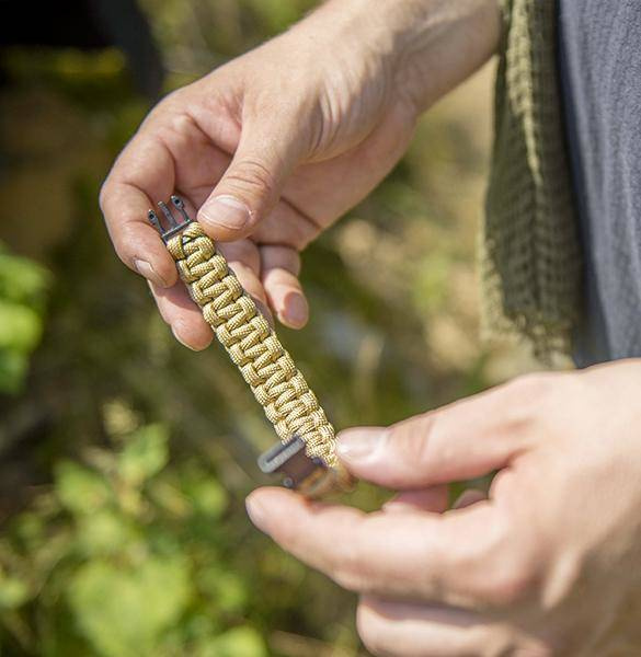 SURVIVAL BRACELET - NYLON PARACORD 550 - Helikon-Tex® - COYOTE