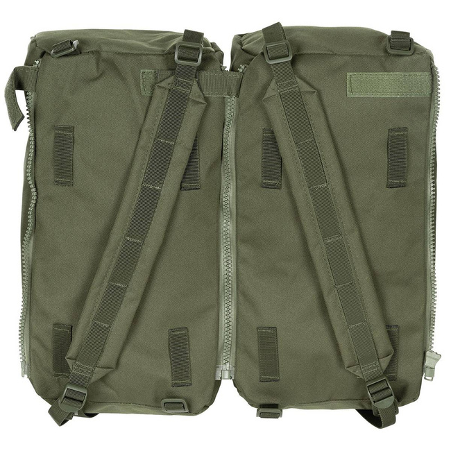 BUNDESWEHR MOUNTAIN BACKPACK - WITH 2 SIDE BAGS - 80 L - MFH® - OD GREEN