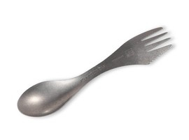 CAMPING CUTLERY - SPORK TITANIUM - GRAY