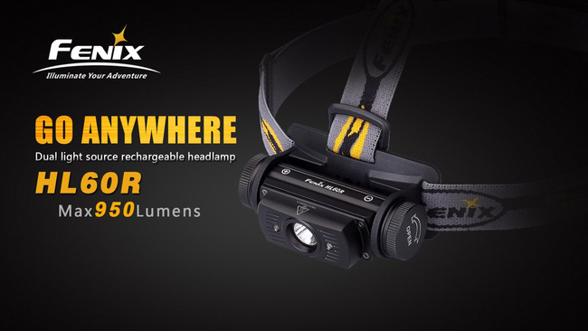 HEADLAMP - HL60R - FENIX® - BLACK