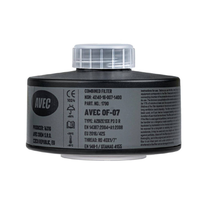 Multi-gas mask filter CBRN OF-7 - A2B2E1SX-P3
