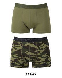 BOXER SHORTS TOP GUN - OD/CAMO - MIL-TEC (2/PACK)