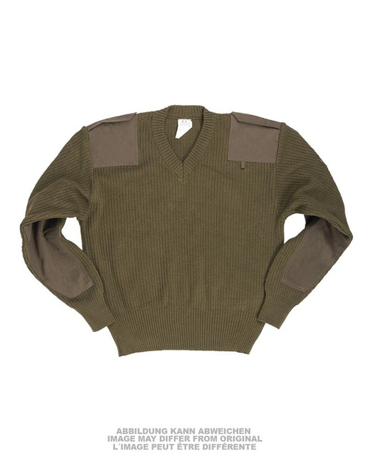 FRENCH OD SWEATER W. V-NECK USED