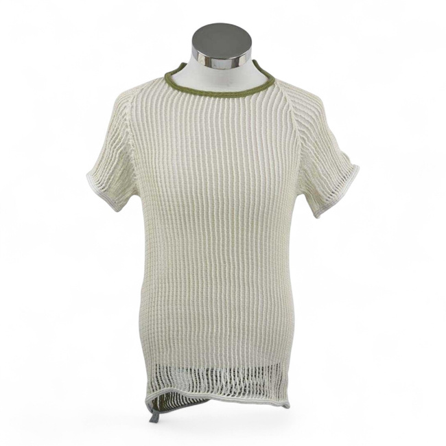 Hálós Póló - Dán Hadsereg Katonai Surplus - OD/Fehér - Használt