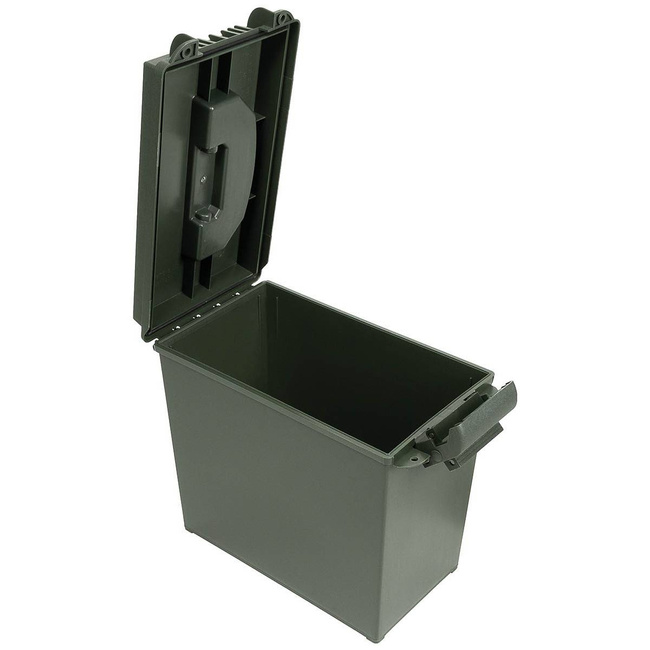 US Ammo Box, plastic, cal. 50 mm, large, OD green