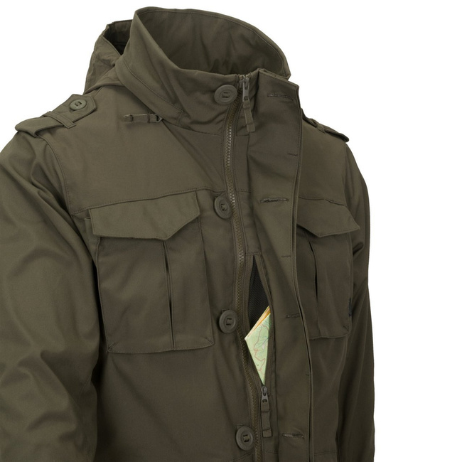 COVERT M-65 JACKET - TAIGA GREEN - HELIKON