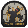 Velcro Patch, "Zombie Hunter", 3 D
