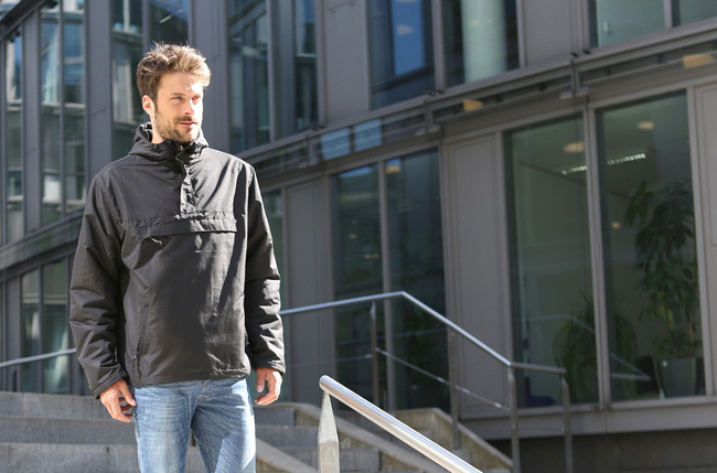 Windbreaker jacket schwarz