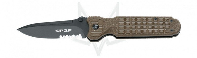 Fox Knives Predator II 2F Liner Serated O.D.