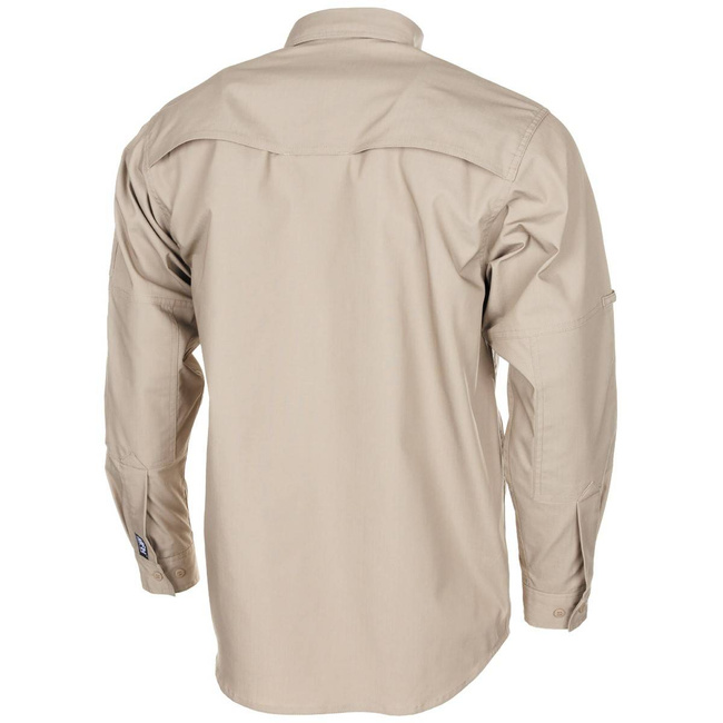 SHIRT "ATTACK" - LONG-SLEEVED - RIP-STOP - KHAKI