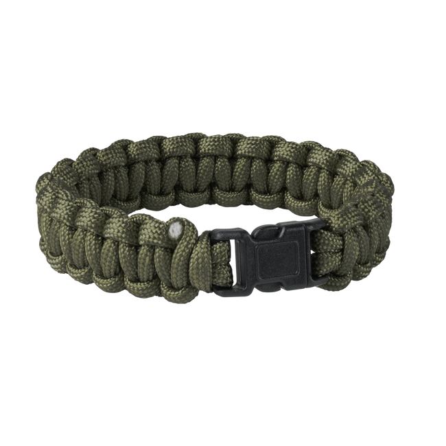 SURVIVAL BRACELET - NYLON PARACORD 550 - Helikon-Tex® - OLIVE GREEN
