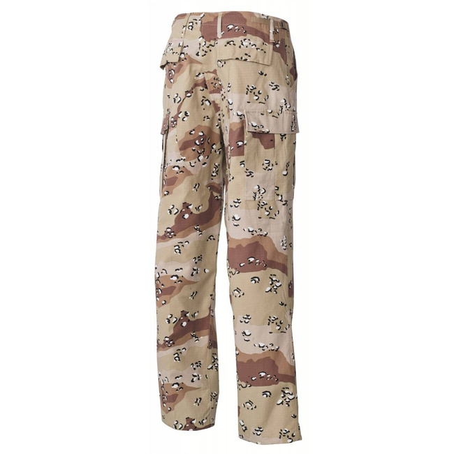 US BDU COMBAT PANTS - MFH - 6 COLOURS DESERT