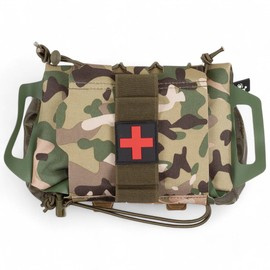 BAG, POUCH - FIRST AID -TACTICAL IFAK - MFH - OPERATION CAMO