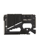 SURVIVAL MULTI-TOOL CARD - WITH PARACORD AND CASE - Mil-Tec - BLACK