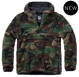 TEDDYFLEECE WORKER PULLOVER - WOODLAND - BRANDIT