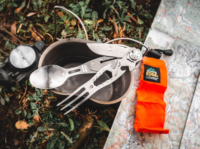 SET OF OUTDOOR EATING UTENSILS - CHOW PAL - OUTDOOR EDGE