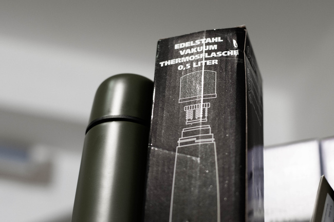 STAINLESS STEEL THERMO BOTTLE - OD (Olive Drab) - Mil-Tec® - 500 ML