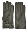 GLOVES GENUINE GERMAN POLICE LEATHER  olive