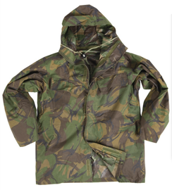 British Camo Rubbered Wet Weather Suit Used