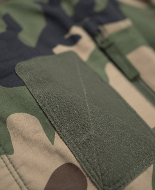 WATERPROOF RAIN JACKET - ARTAXES SOFTSHELL - PENTAGON - WOODLAND