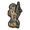 PATCH TACTICAL GIRL ?4 PVC - COLOR - M-TAC