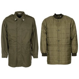 FIELD PARKA WITH LINING - OD GREEN - MILITARY SURPLUS ITALIAN ARMY - LIKE NEW