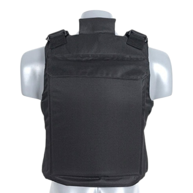 Standard Tactical Vest with Soft Dummy Ballistic Inserts - Delta Soft Body Armor - Black - 8FIELDS
