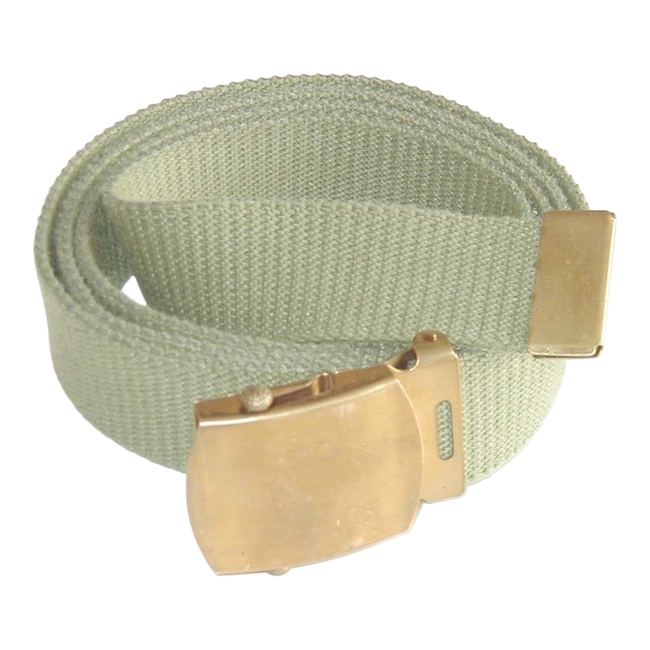 SWEDISH ARMY O.D. SMALL WEBBING BELT USED