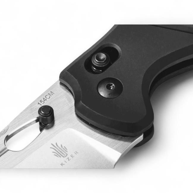 Sheepdog C01C EDC Pocket Knife - Aluminum - Black - Kizer