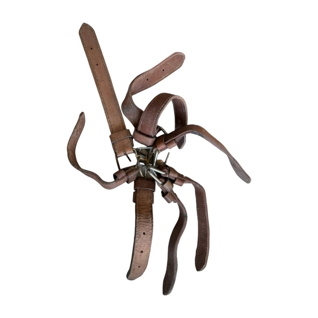 LEATHER CLOSERS - MILITARY SURPLUS OF THE ROMANIAN ARMY - IN GOOD CONDITION