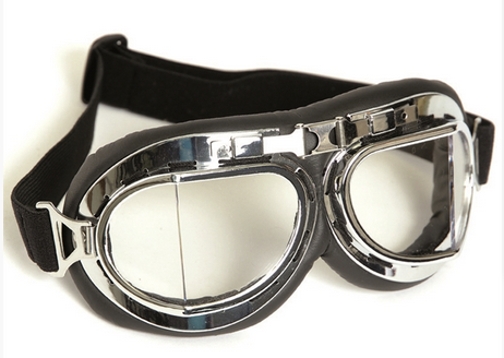 Chrom Pla.Royal Air Force Aviat. Goggles