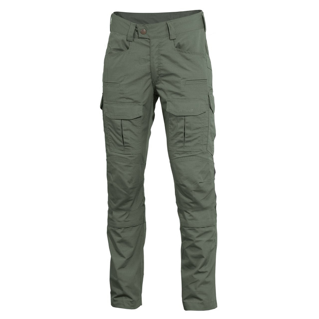 COMBAT PANTS - LYCOS - PENTAGON - CAMO GREEN - LENGTH 34