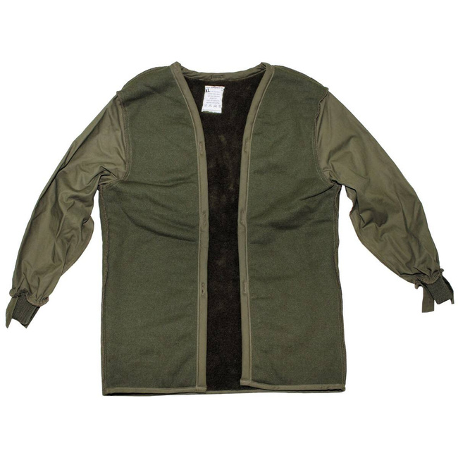 LINING FOR PARKA JACKET, OD GREEN - MILITARY SURPLUS FROM DUTCH ARMY - USED
