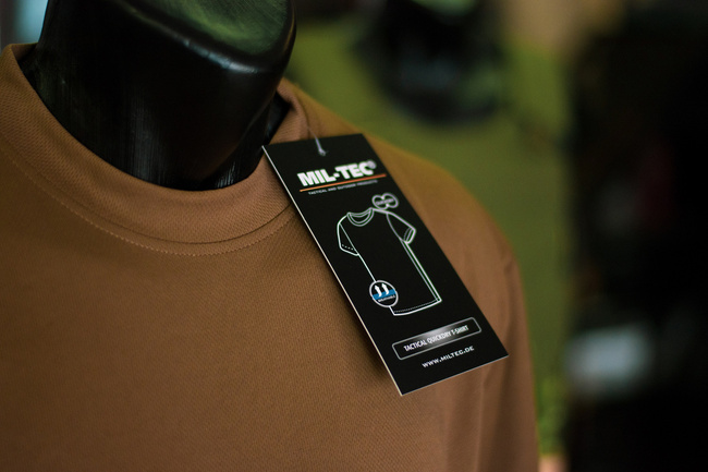 TACTICAL QUICK-DRYING T-SHIRT - DARK COYOTE - MIL-TEC