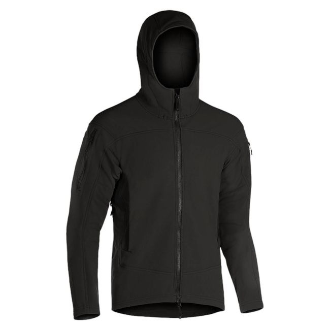 AUDAX SOFTSHELL HOODIE - BLACK - CLAWGEAR