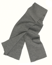 German Grey Wool Scarf Used