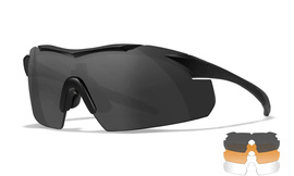 WileyX Vapor 2.5 Tactical Glasses - 3 Replacement Lenses - Black Frame