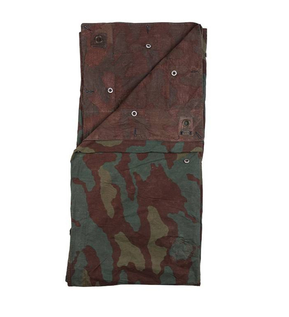 Tarpaulin Camouflage - Military surplus from the Italian army - Used 