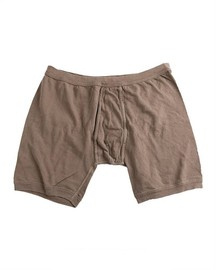 UNDERPANTS - MILITARY SURPLUS FROM THE GERMAN ARMY - BROWN - USED