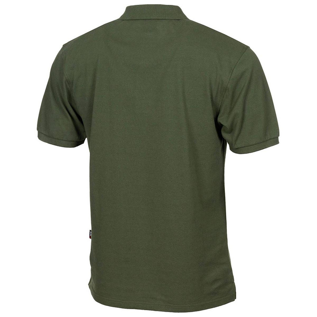 POLO T-SHIRT BUTTON PLACKED - MFH® - OD GREEN