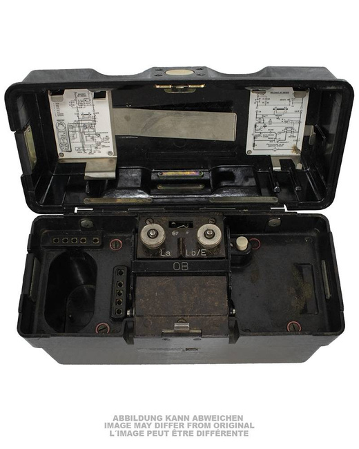 GERMAN ′SEL′ OB/ZB FIELD TELEPHONE W/O HANDSET - USED