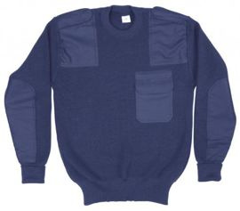 GERMAN NAVY STYLE BLUE COMMANDO SWEATER XL