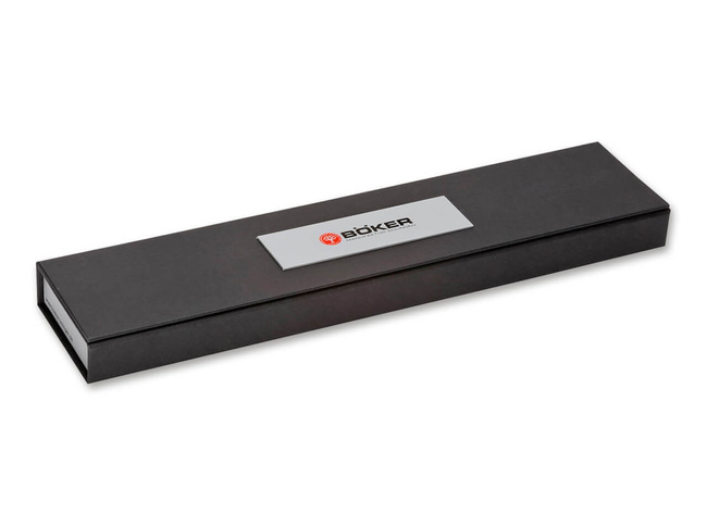 KITCHEN KNIFE DAMASCUS BLACK CARVING KNIFE - BOKER