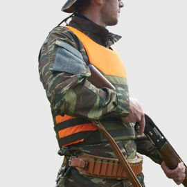 BULLET PROOF VEST - TITANIUM® SHIELD I - ANORAK® - FLUORESCENT ORANGE/OLIVE GREEN